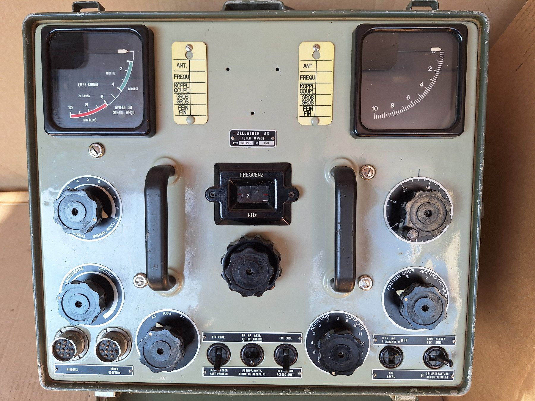 Radiocomunicazione: Schweizer Armee  SE-222 – Difettoso da Madiswil venduto da 20gls 1