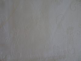 Bettwäsche Duvet-Anzug weiss 130x160cm, Damast, Baumwolle