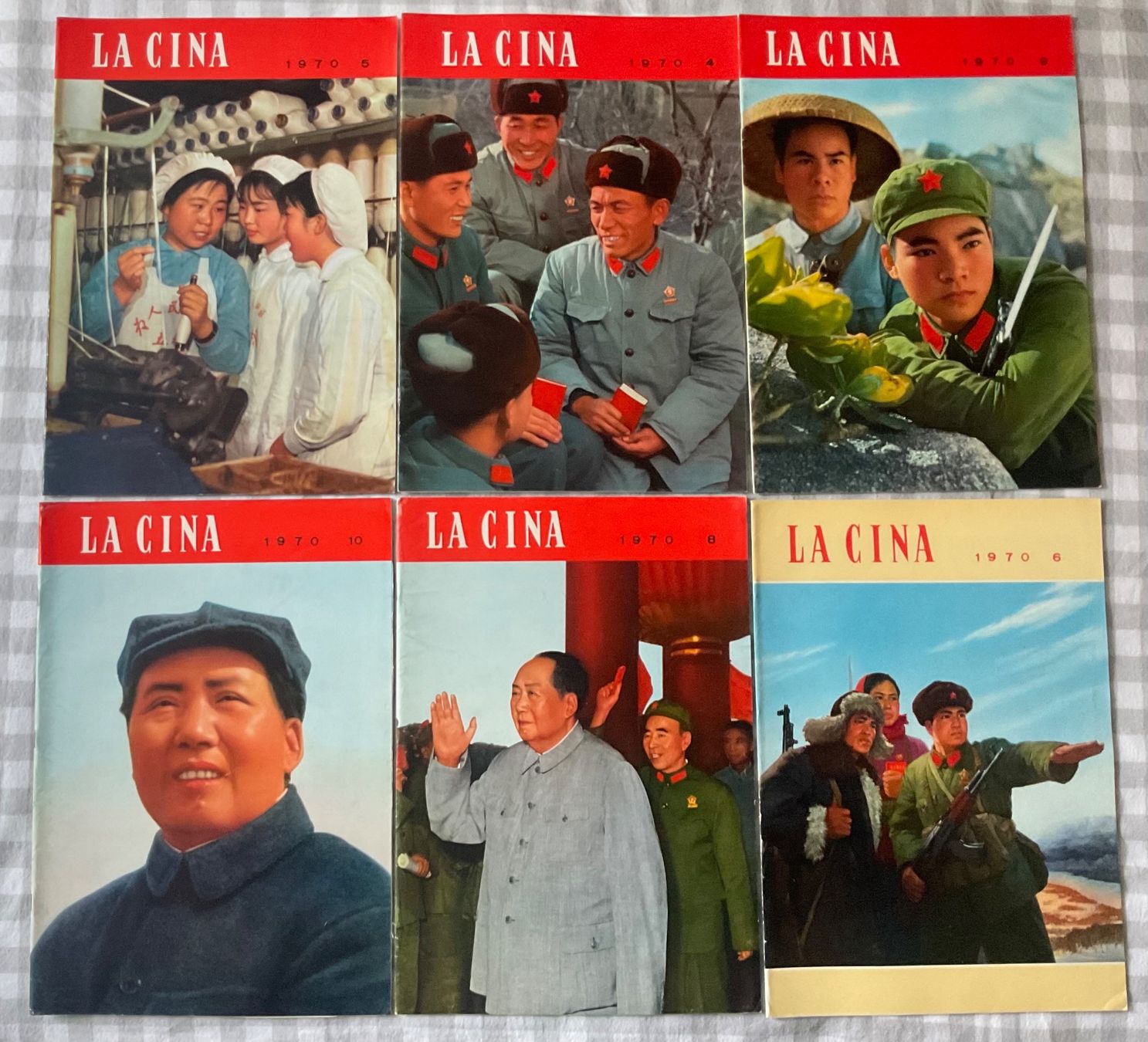 Revues & Magazines: 6 riviste "La Cina" 1970 – D'occasion à Zürich par Tolima194