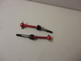Für Tamiya TT01 RC Auto Antriebswellen Set, Rot eloxiert!