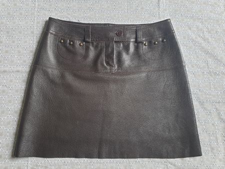Minirock Leder Chloè Gr.36 neuwertig