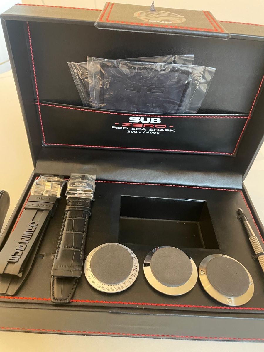Uhren: Sub Zero Red Sea Shark Herrenuhr Chronograph – Neu und originalverpackt aus Basel von Ch2005 4