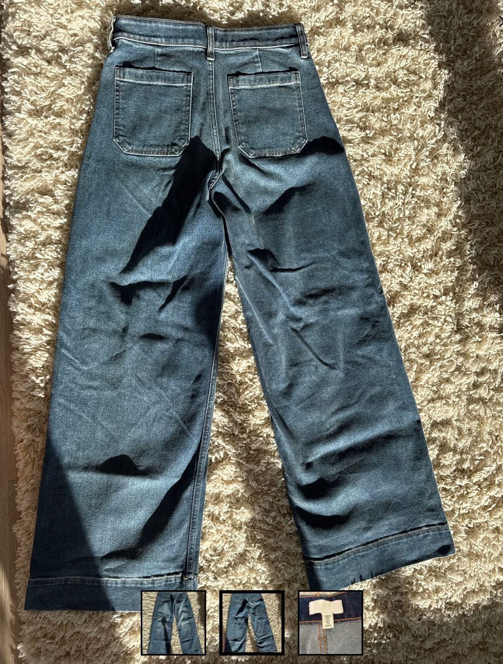Jeans: Blaue weite Jeans – Nuovo (secondo la descrizione) da Bern venduto da 1Gigi1 1