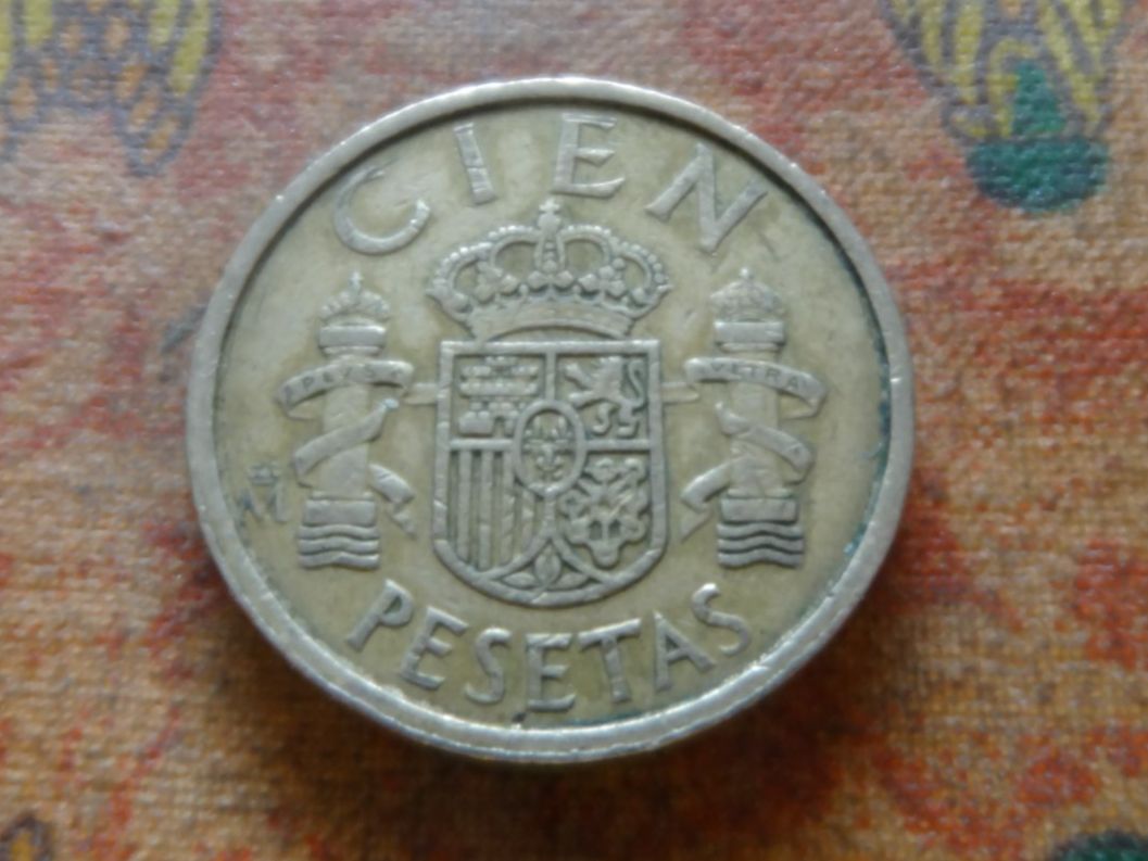 Tutti le monete: ESPAGNE  Cien  1984  (P) – Usato da Romanel-sur-Lausanne venduto da Swift13