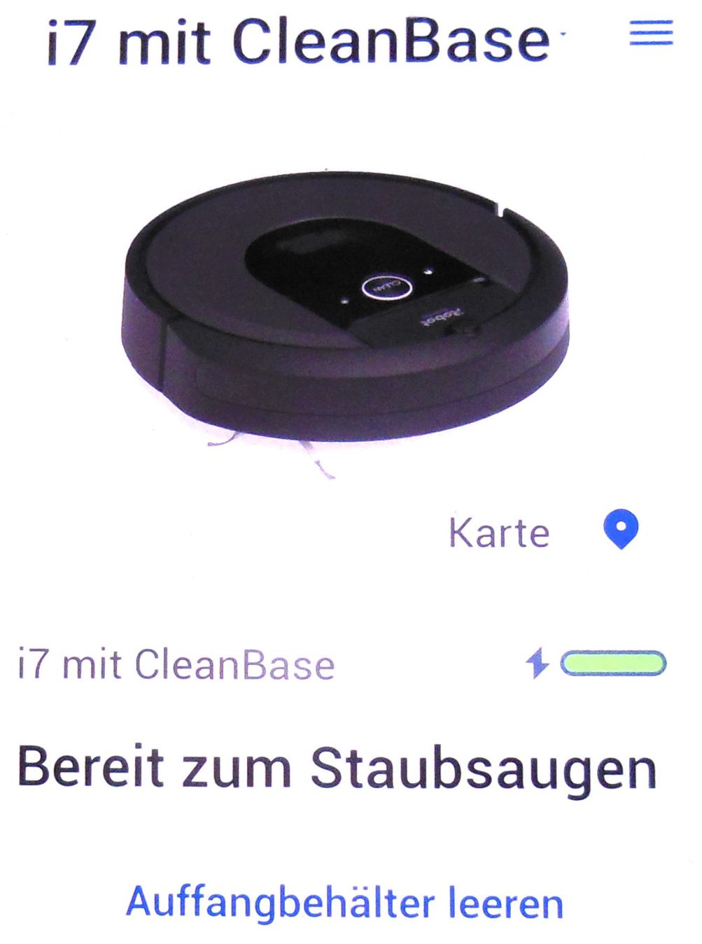 Irobot Aspirapolveri & Accessori: iRobot Roomba Roboter Staubsauger Modell i7 mit cleanBase – Usato da Münchwilen TG venduto da ecudos10 3