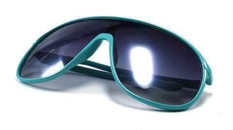 Occhiali & Lenti: Aviator NuRave Shield Sonnenbrille nu05 türkis – Nuovo e nell'imballaggio originale da Illnau venduto da diy-shop 1