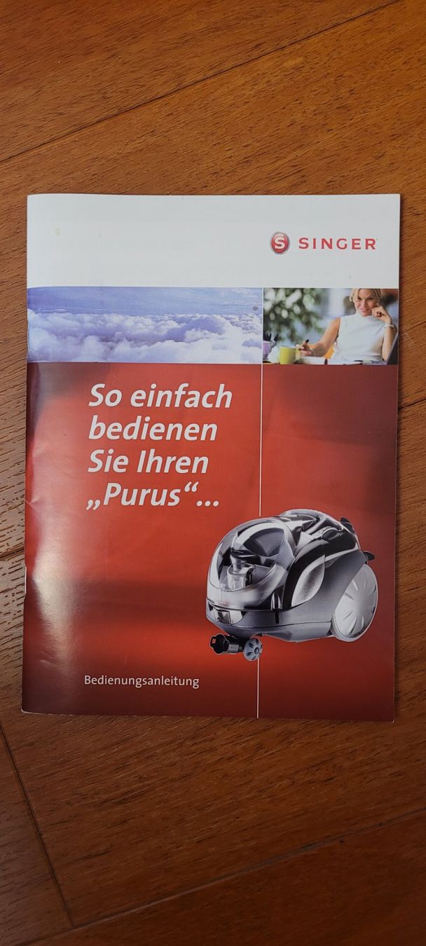 Singer Pulitori a vapore: Singer Dampfsauger "Purus" – Usato da Fislisbach venduto da Michandriba 5