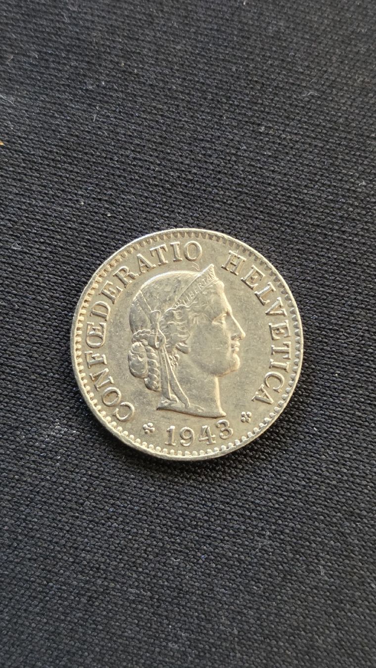 Tutti le monete: 5 cts 1943 – Usato da Genève venduto da bbastos