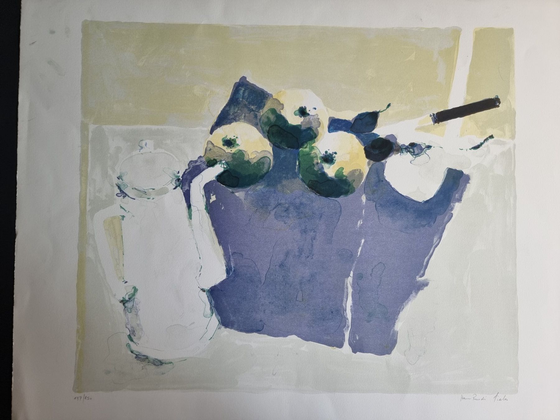 Grafica & Litografie: HANS RUEDI SIEBER LITHOGRAPHIE SIGNIERT NUMMERIERT – Usato da Gersau venduto da grafik-kunst 2
