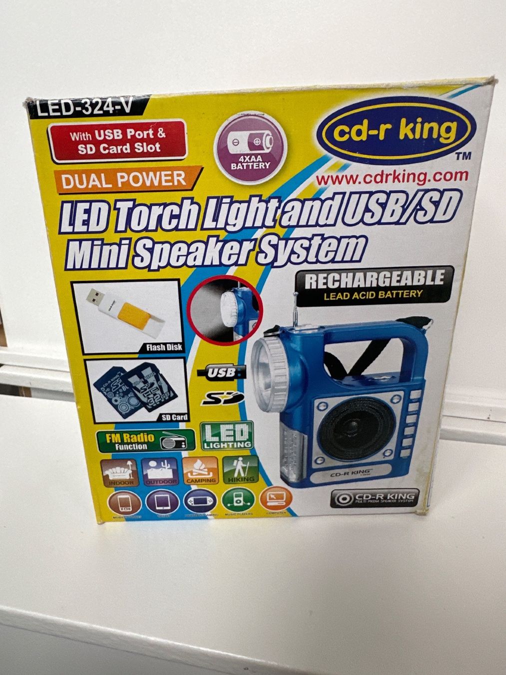 Lettore multimediale portatile: Kalina USB/Sd Mini Speaker System With led light – Nuovo e nell'imballaggio originale da Frümsen venduto da Swissline90 1