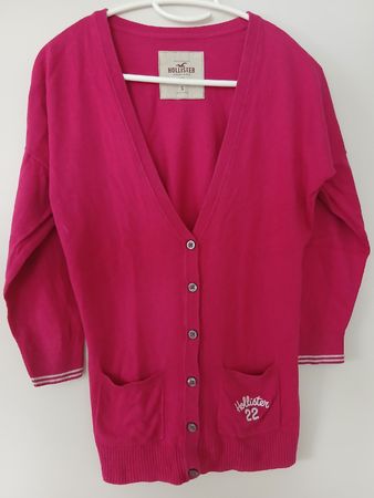 Hollister Cardigan, Size S, Pink, Spring Essential! Knitwear