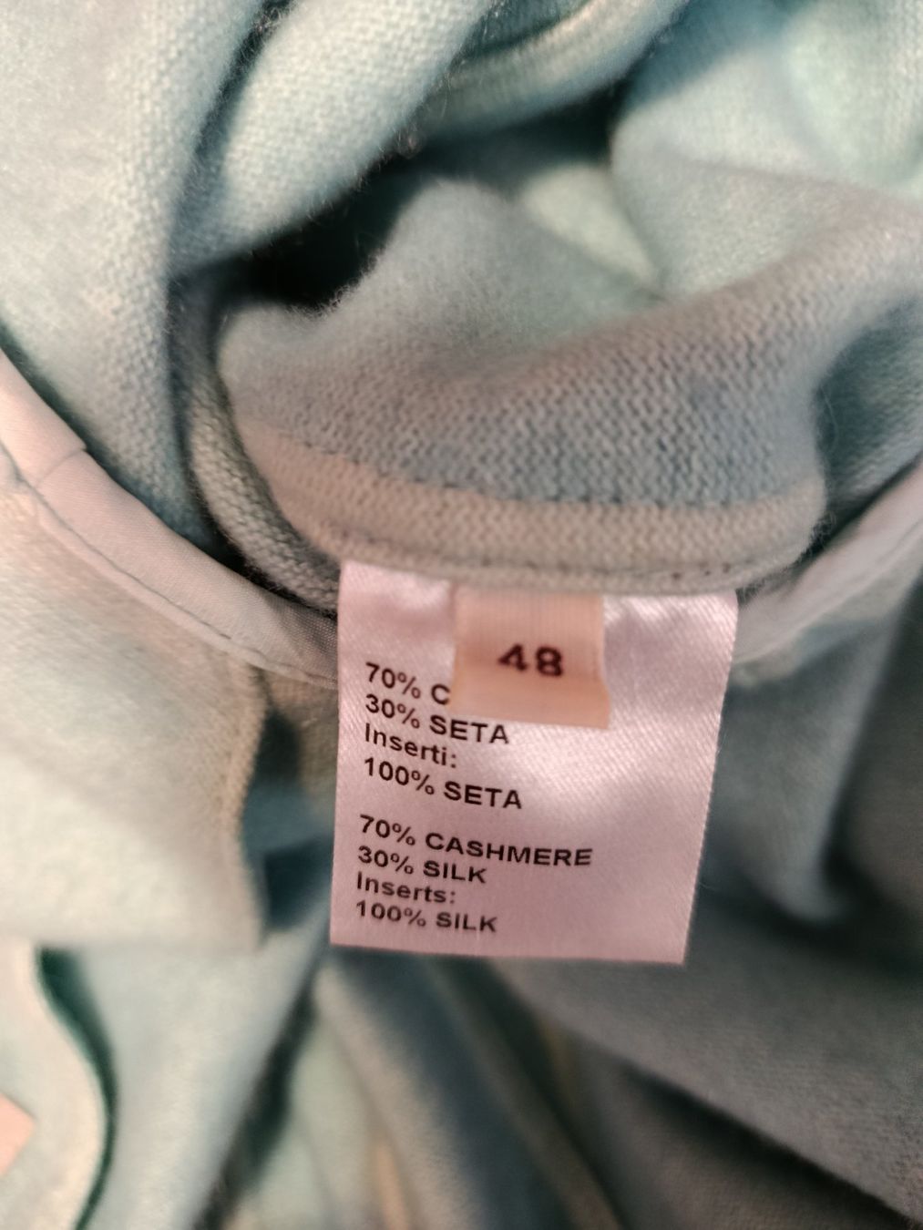 Giacche: Türkis Kate Blazer von LANIFICIO COLOMBO – Usato da Unterägeri venduto da rockundco 4