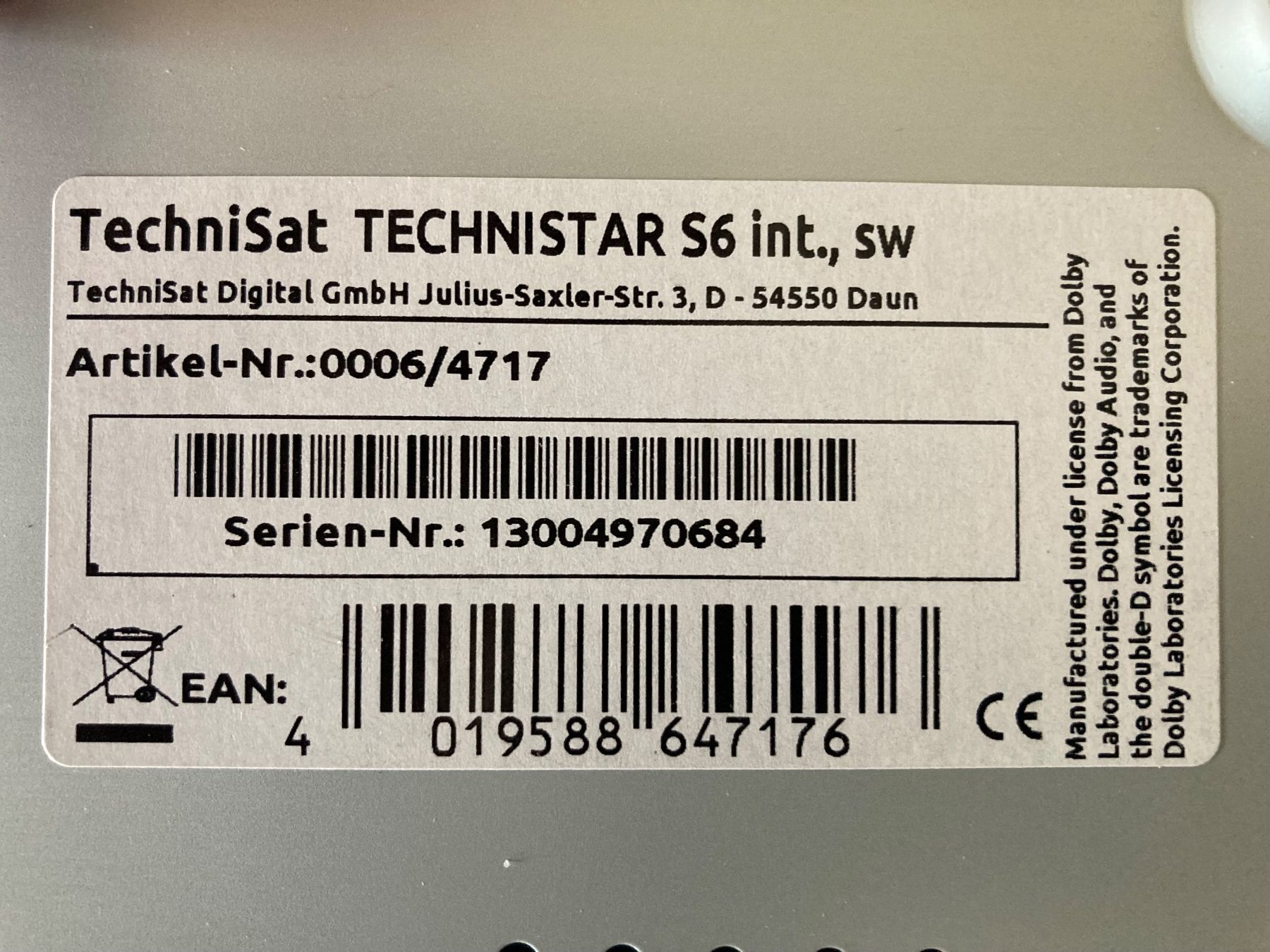 Technisat Ricevitori: Sat Anlage komplett – Usato da Breil/Brigels venduto da klutari 2