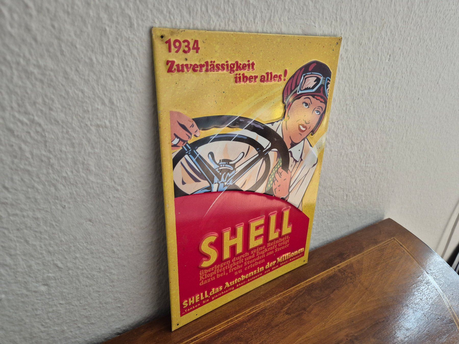 Shell Schilder: Blechschild Shell Tankstelle Tanksäule Limitiert 1994 Blech – Gebraucht aus Neuhausen von rraayy 5