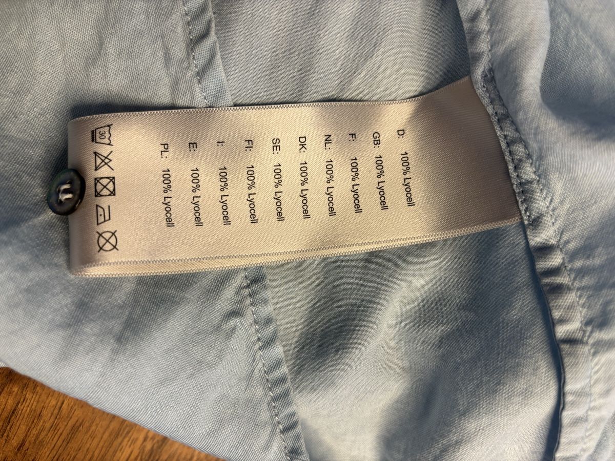 Lieblingsstück Tuniche: Lieblingsstueck Tunika Bluse Gr. 40 Hellblau Lyocell – Usato da Rothenburg venduto da Momo1302 5