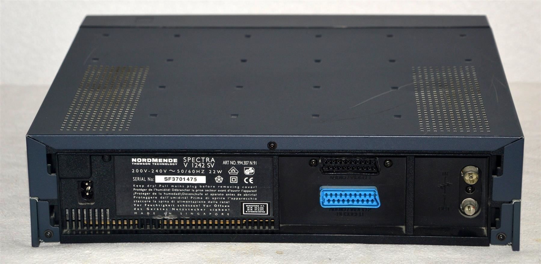 Registratori: Videorecorder / magnétoscope  VHS Nordmende Spectra – Usato da Collonges venduto da arashee 2