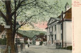 Buchs  SG   mit Rathaus       um 1907