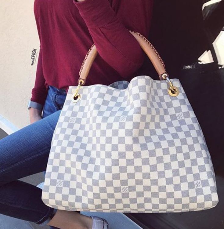 Damier azur artsy hotsell