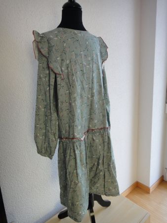 Neue Kleid "Bonnet à Pompon" Baumwolle Gr. 12