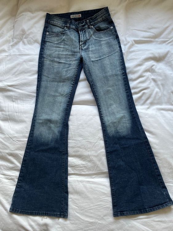 Vintage Wash Frayed Hem Jeans | Denim | AUS