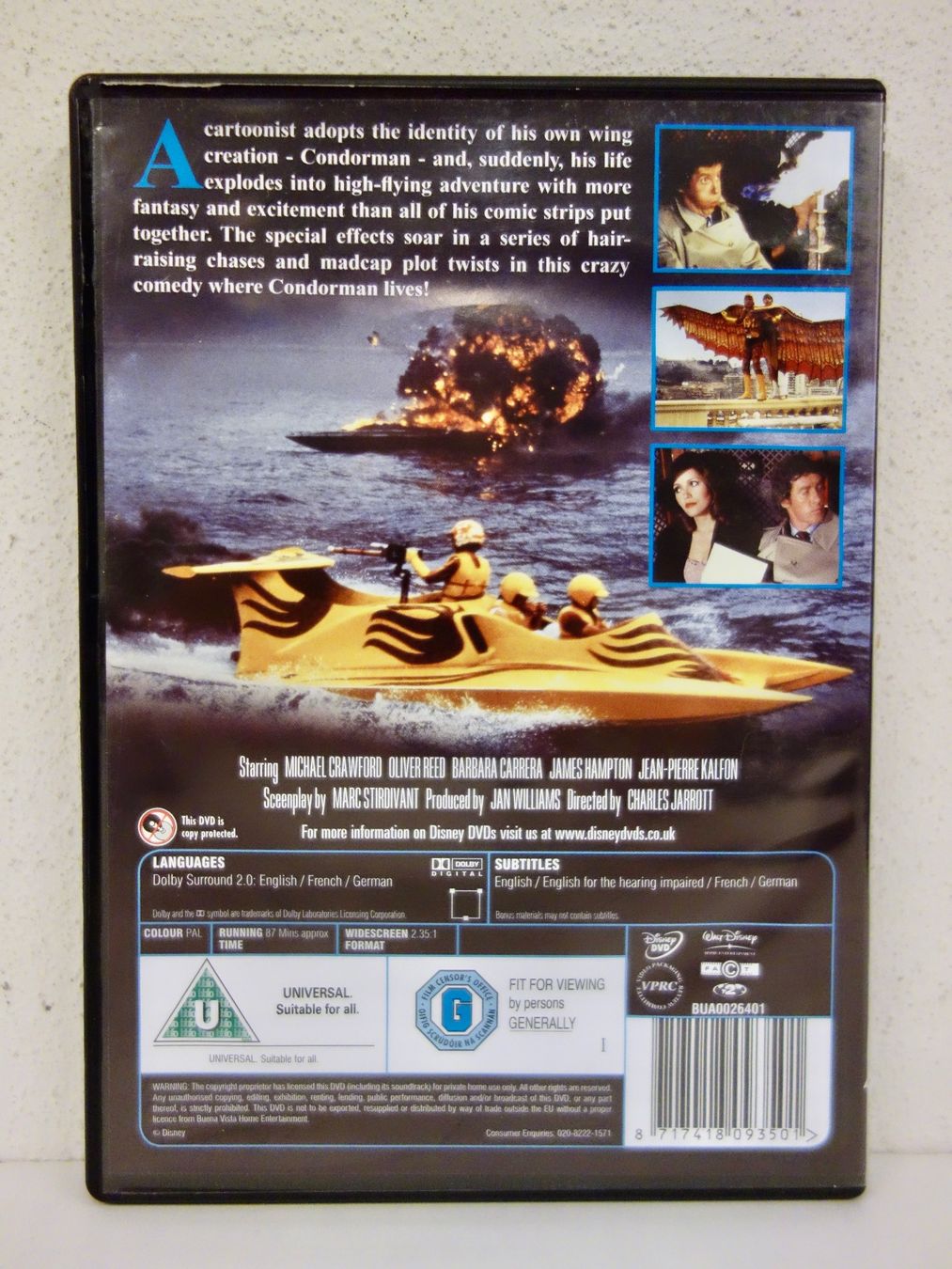 Tutti i DVDs: DVD CONDORMAN WALT DISNEY 1981 – Nuovo (secondo la descrizione) da Kerzers venduto da wisaundso 1