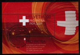 2009  SB  Pro Patria Ersttag  gestempelt