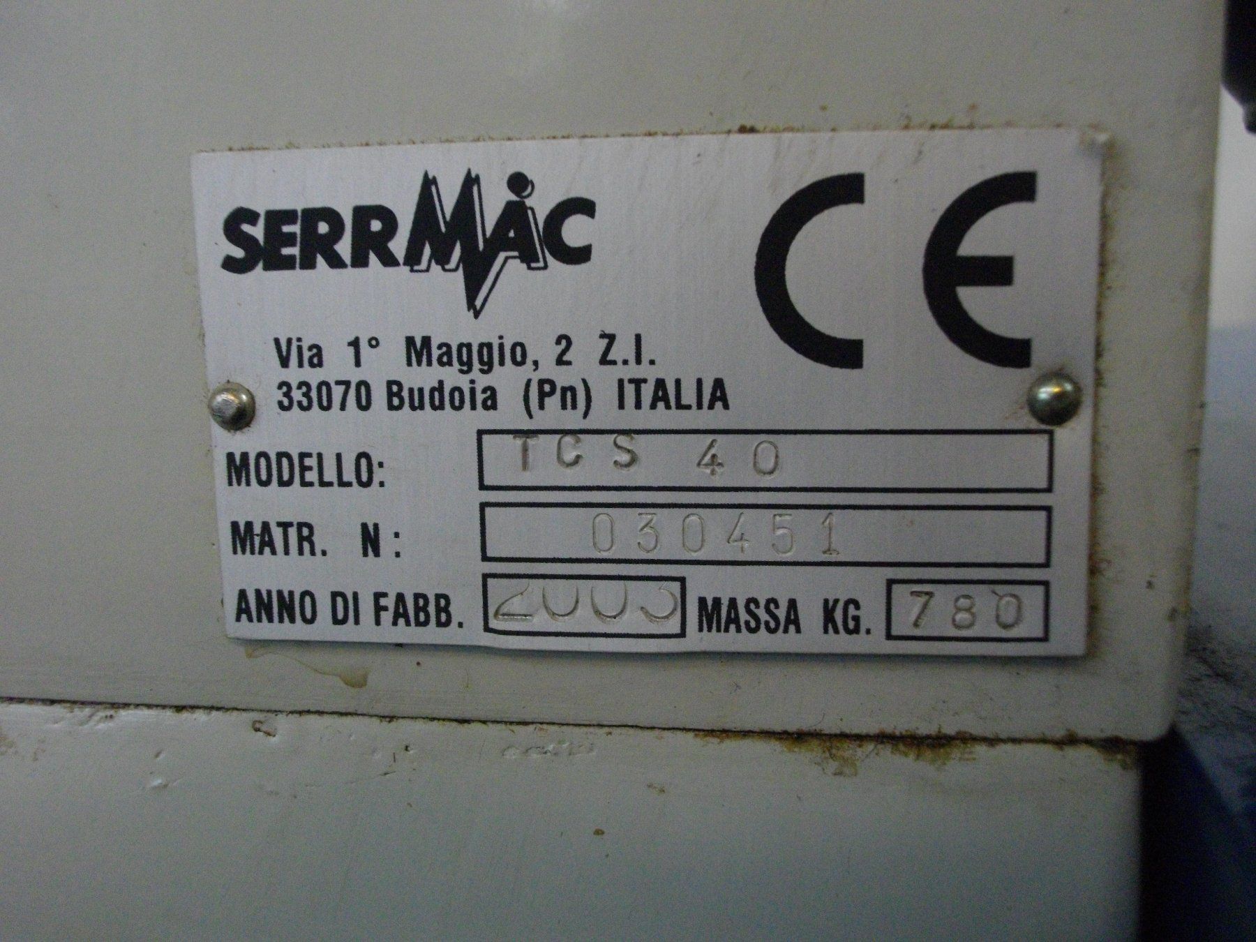 Trapani: Bohrmaschine Serrmac TCS 40 – Usato da Oetwil am See venduto da Luna519 8