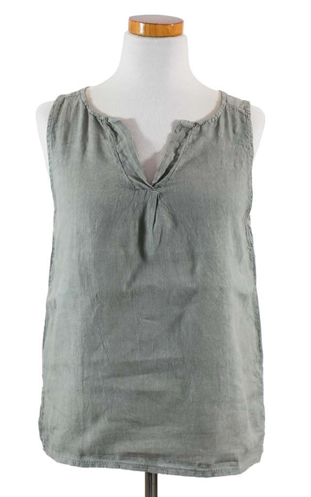 Tops: MADE IN ITALY Leinen-Top Gr. One Size – Gebraucht aus Belp von caramel-secondhand