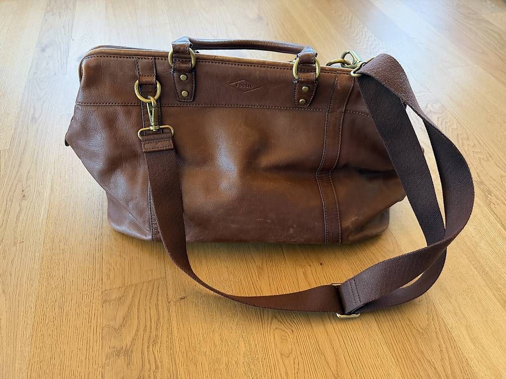 Borse da donna: FOSSIL LEDERTASCHE IN BRAUN – Usato da Winterthur venduto da mom_56bv 2