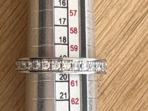 Anelli: Luxus Elegante Gr: 19/9 Memoire Ring  Farbe Silber – Nuovo (secondo la descrizione) da Biel-Bienne venduto da Roserosse13 5