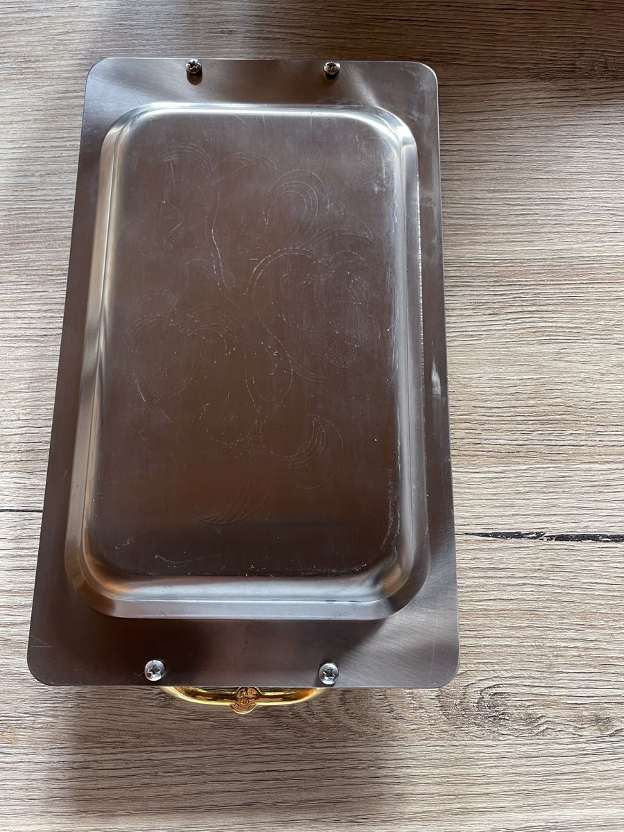 Piatti di portata: Servierplatte Metall – Usato da Fahrni b. Thun venduto da ams_56jv 2