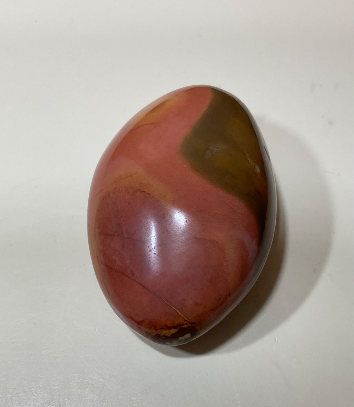Minerali & Pietre curative: Wunderschöner Jaspis Polychrom Free Form Handschmeichler – Nuovo (secondo la descrizione) da Gibswil venduto da BestePreis 3