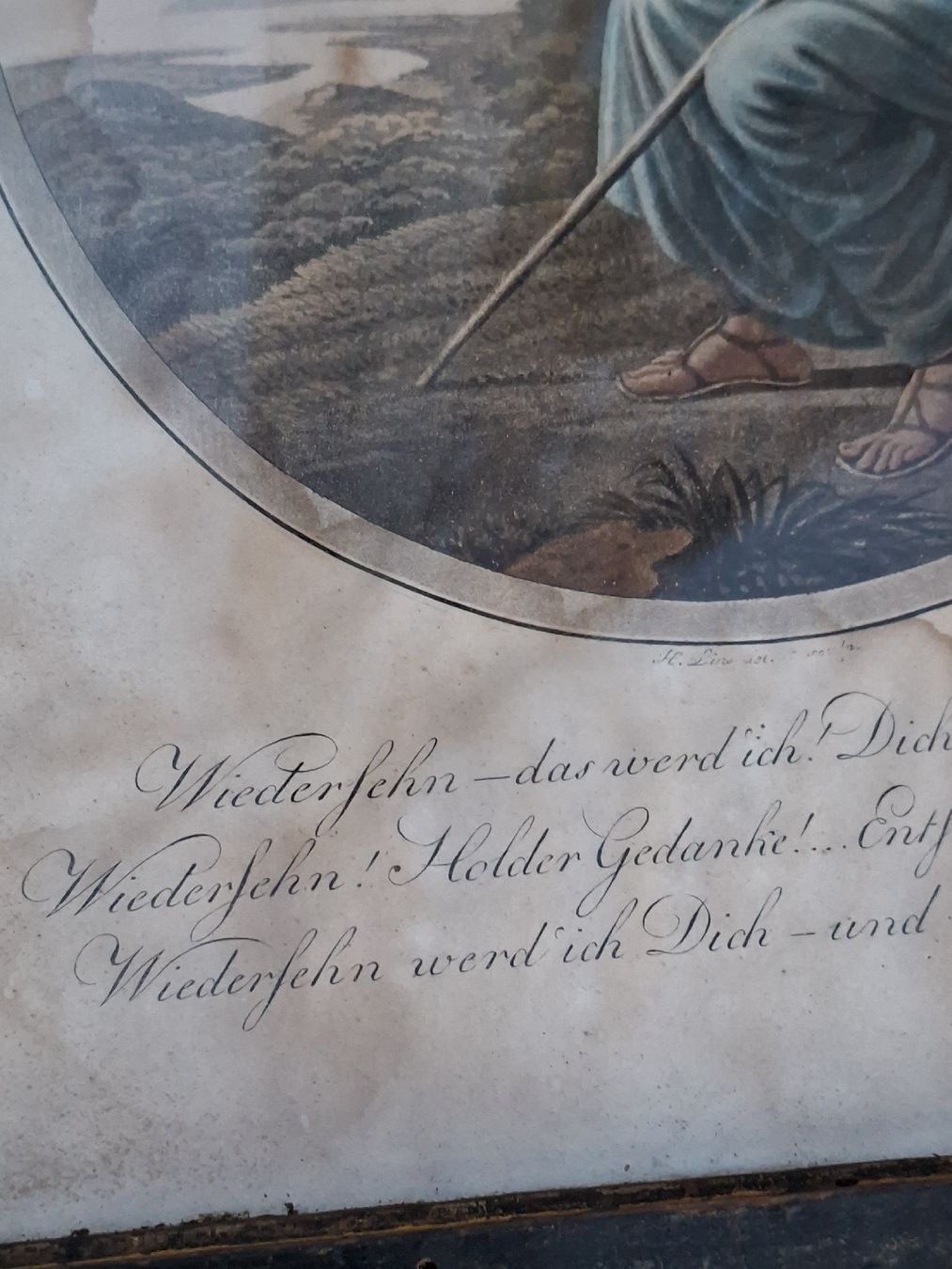 Foto & Immagini: Antikes Jesus / Heiligen Bild – Usato da Ganterschwil venduto da HeidiuPeter 3