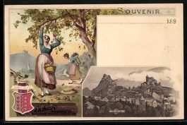 Litho Neuchatel, Kakao Suchard, Dame bei