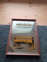 Stunning vintage Omnibuses New York mirror, John Stephenson,