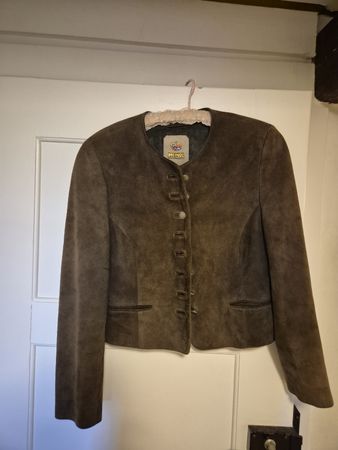 Meindl Damen Lederjacke braun Grösse 40 Top Zustand