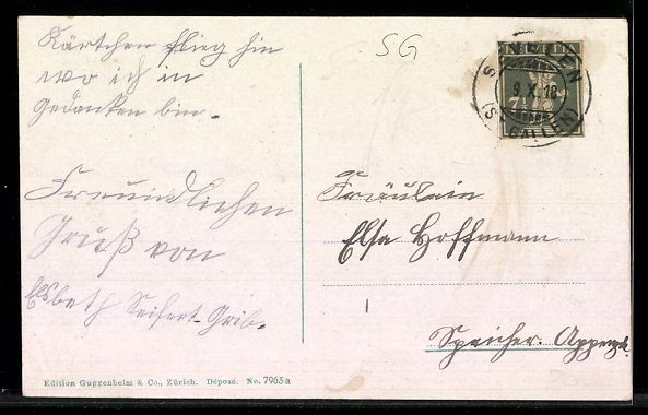 Cartes postales: AK Sevelen, Ortsansicht – D'occasion à Berlin par bartko-reher 1