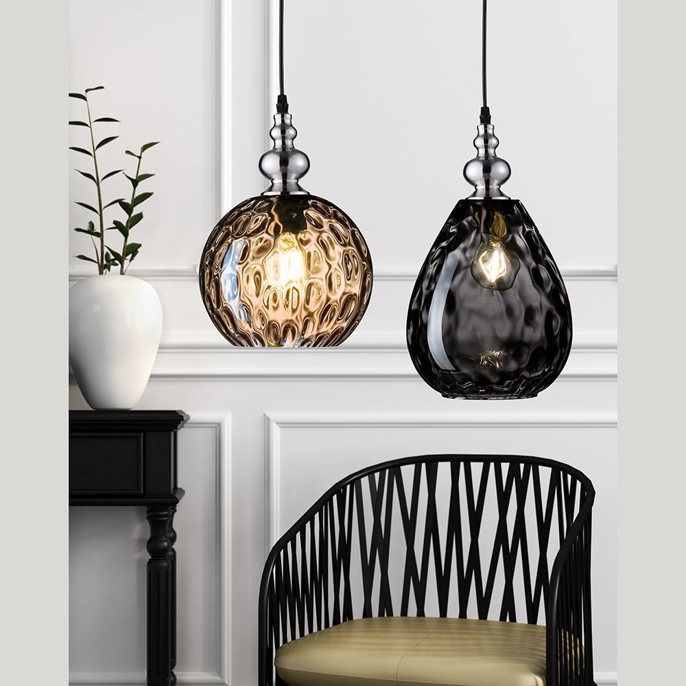 Lampadari & plafoniere: Pendelleuchte, Rauchfarbig, 140 cm Höhe – Nuovo (secondo la descrizione) da Kreuzlingen venduto da Smart-Light 1