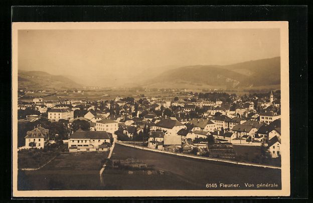 Cartes postales: AK Fleurier, Vue générale – D'occasion à Berlin par bartko-reher
