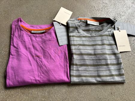 T-shirts Mérinos Icebreaker Femme Taille S pack 2