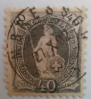 Z.Nr. 69 Stehende Helvetia, Stempel: M. BRESSON 27.X.02