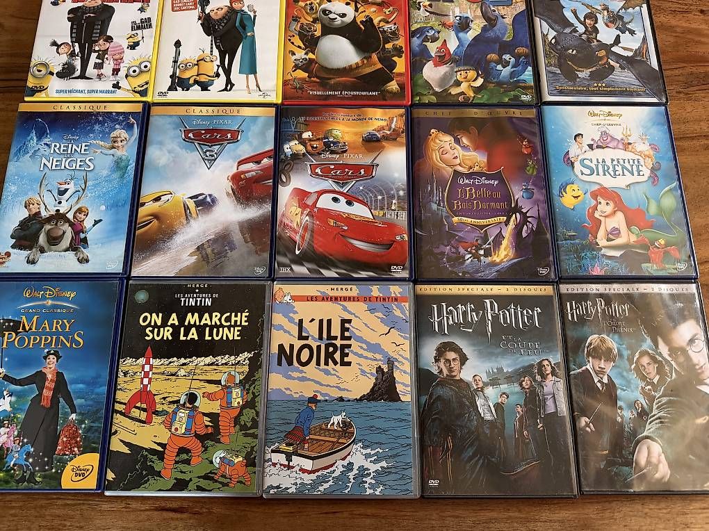 Alle DVDs: DVD dessin animé - chacun = 2.-  – Gebraucht aus Essertines-Yverdon von clemesitpa 1