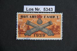 2. Weltkrieg-Marke Artillerie                       Los 5343