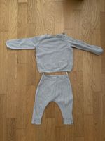 Baby Strickset Grau C&A Gr. 74/6-9M
