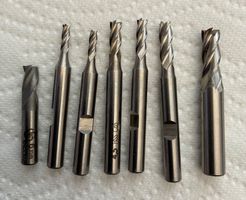 HSS Schaftfräser 3-8 mm, Aufnahmeschaft 6mm, 7 Stk.