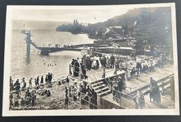 Fotokarte Schwimmbad Vevey