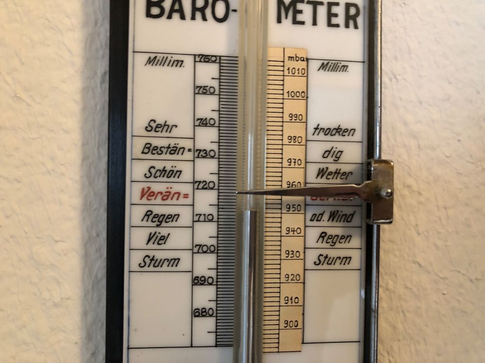 barometer antik quecksilber funktioniert einwandfrei Kaufen auf Ricardo