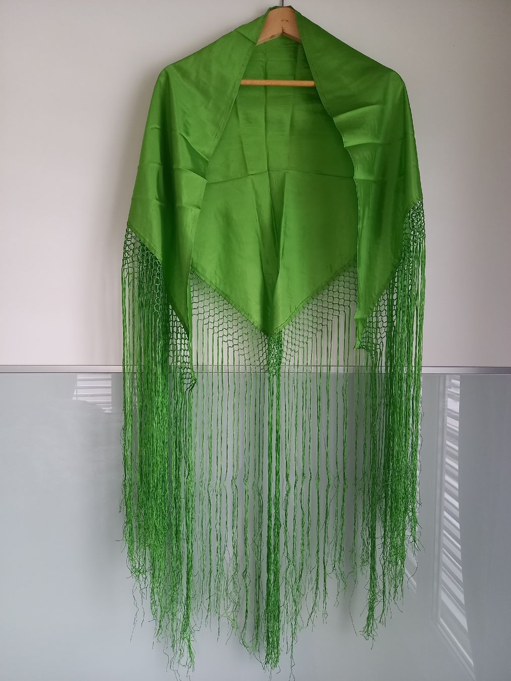 Foulard & Sciarpe: Dreiecktuch mit Fransen – Usato da Winterthur venduto da leo_ywb7