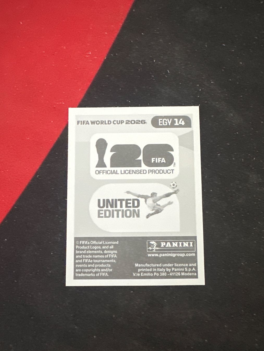 Panini Carte collezionabili: Panini FIFA WM 2026 Sticker - EGY 14 – Usato da Sulz AG venduto da DealWerk 1