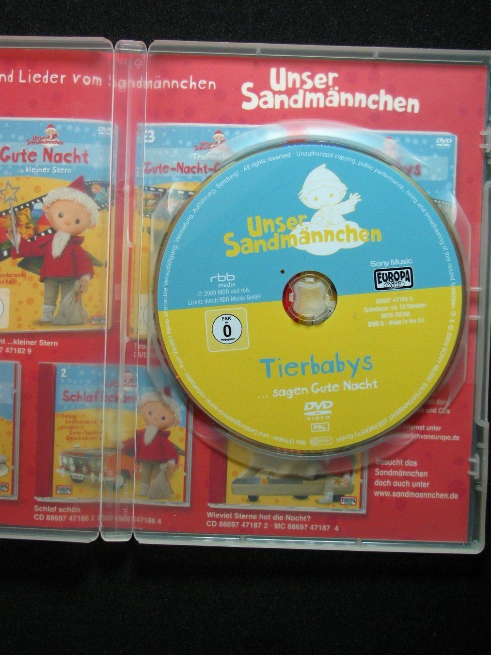 Tutti i DVDs: DVD  Unser Sandmännchen Tierbabys sagen – Usato da Reitnau venduto da Zaomir 2
